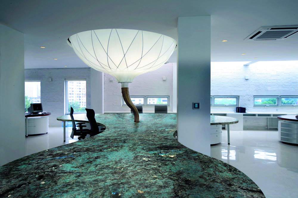 Blue-patterned Granite