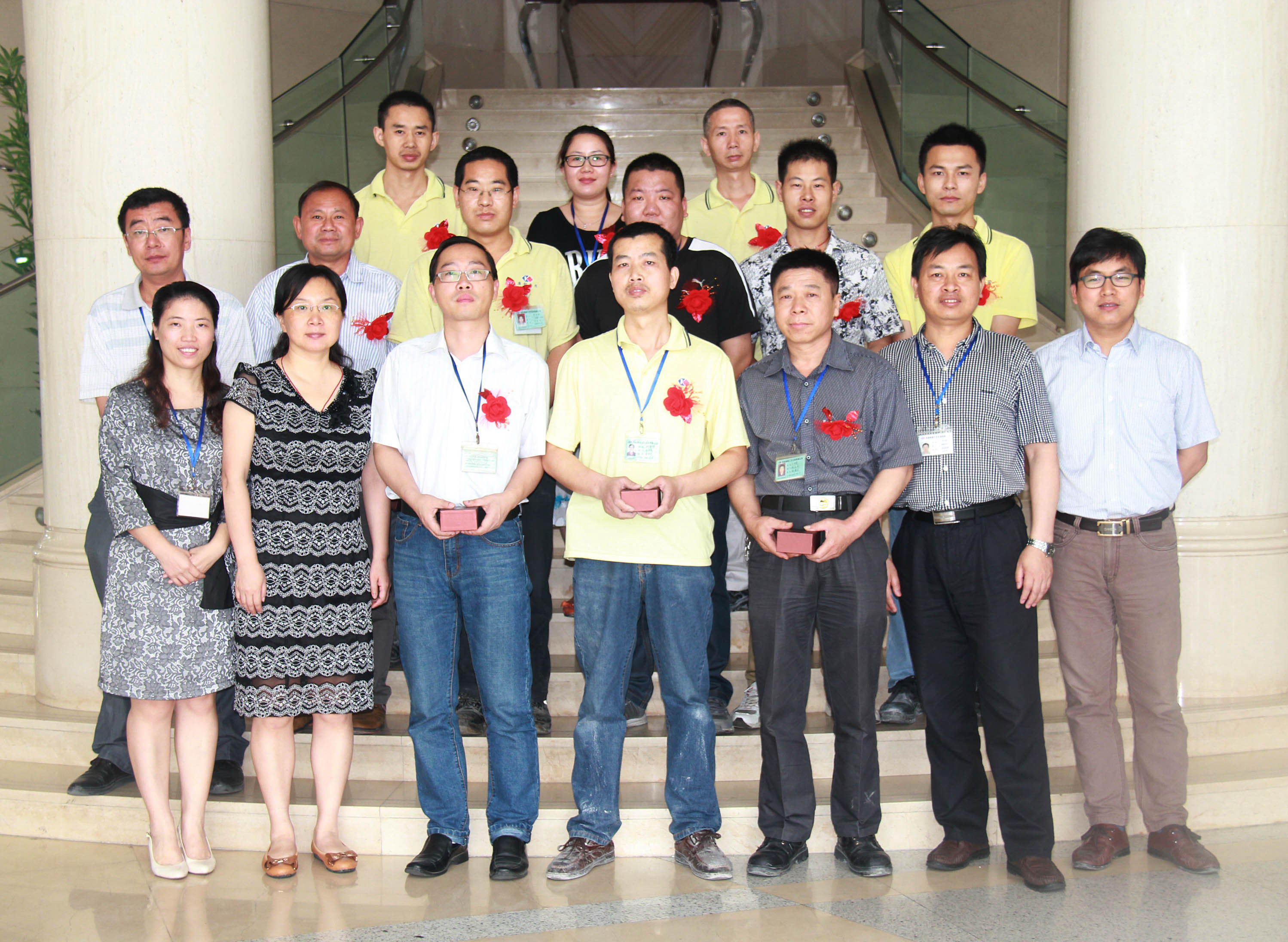 康利五年、十年員工金牌頒發(fā)儀式